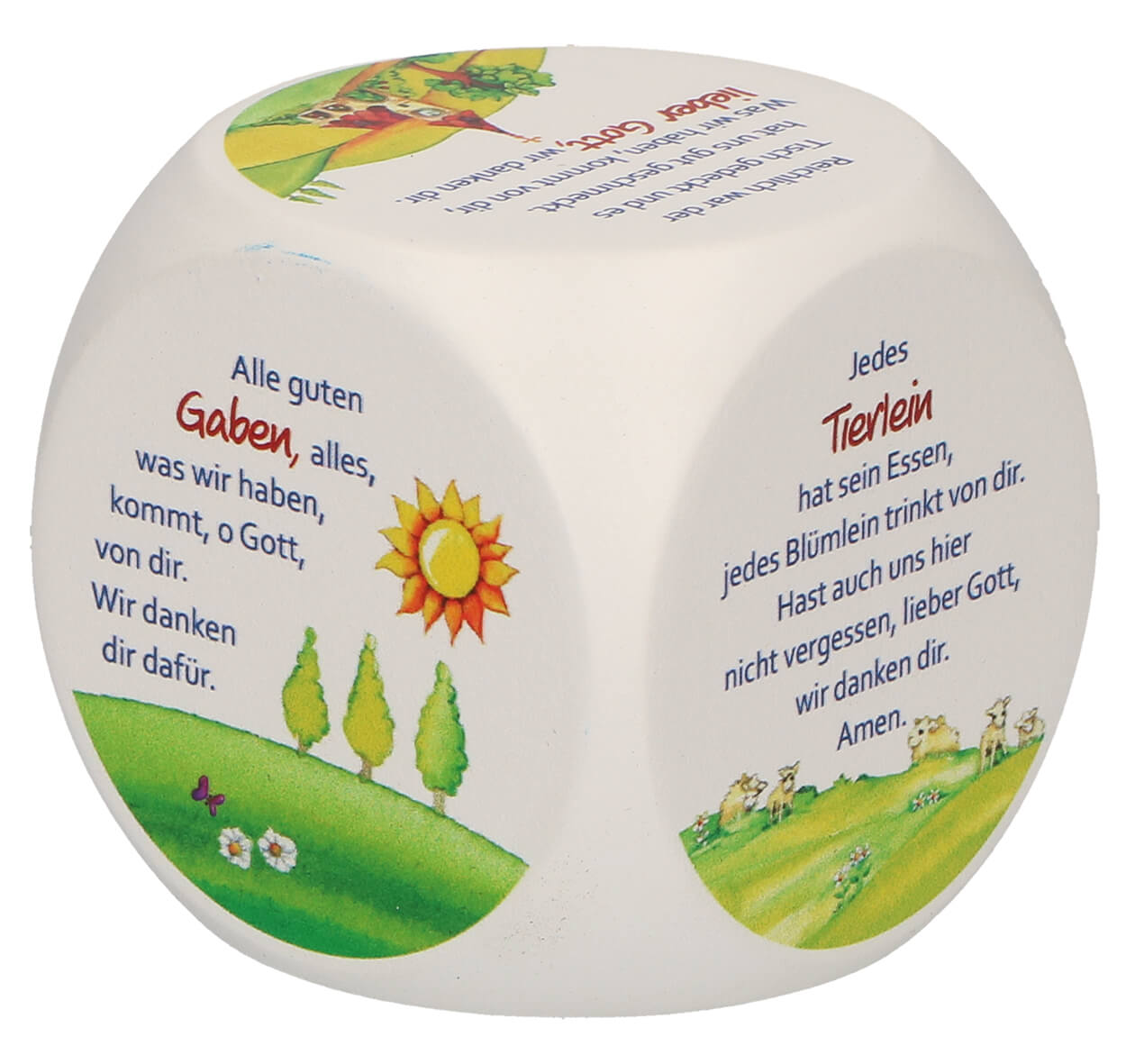 Display mit Gebetswürfel 5x5 cm 3 Motive je 3 St. / Meine liebsten Gebete