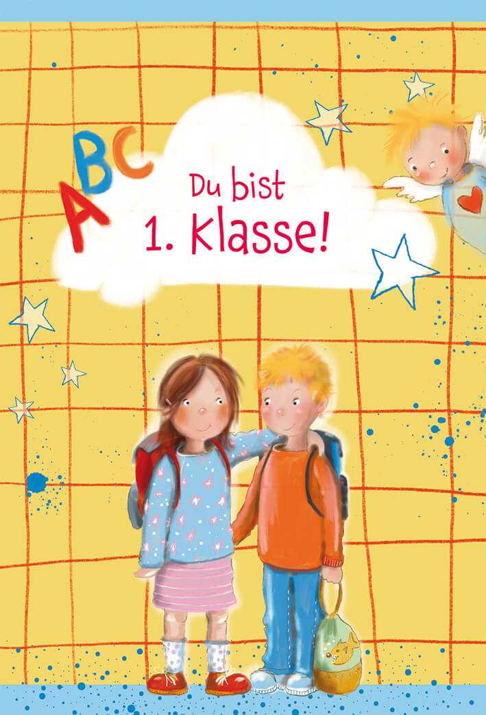 VPE 6 Du bist 1. Klasse Glückwunschkarte