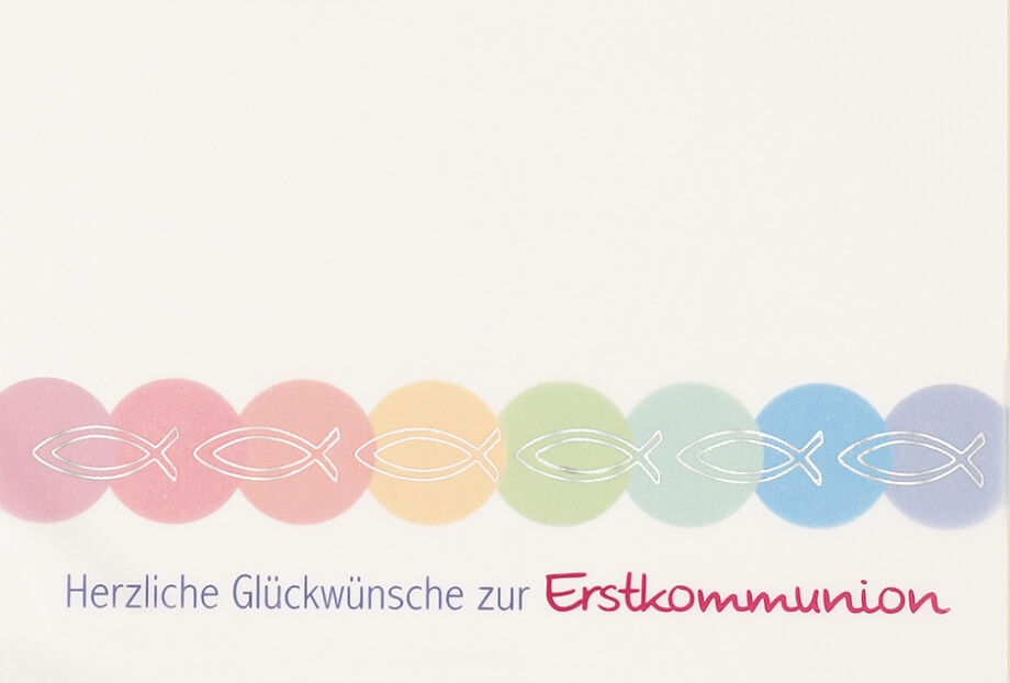 VPE 6 Herzliche Glückwünsche zur Erstkommunion