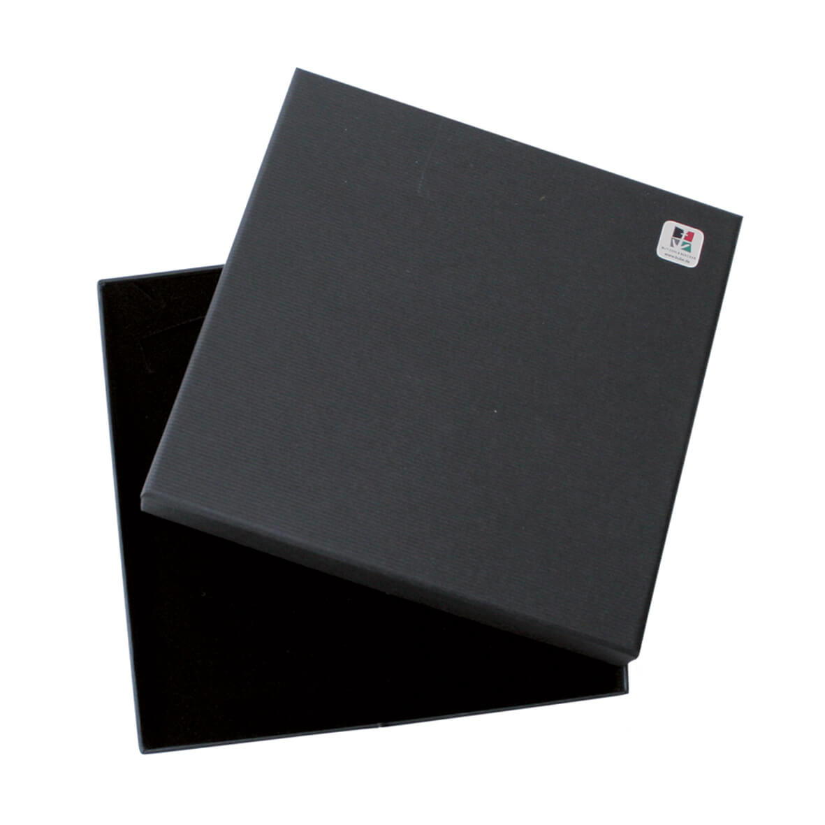 Geschenkschachtel schwarz 19x19 