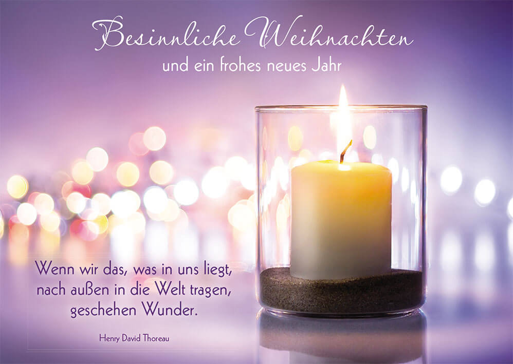 VPE 10 Besinnliche Weihnachten und ein frohes neues Jahr
