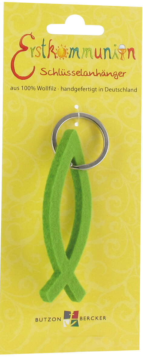 Schlüsselanhänger Fisch aus Filz