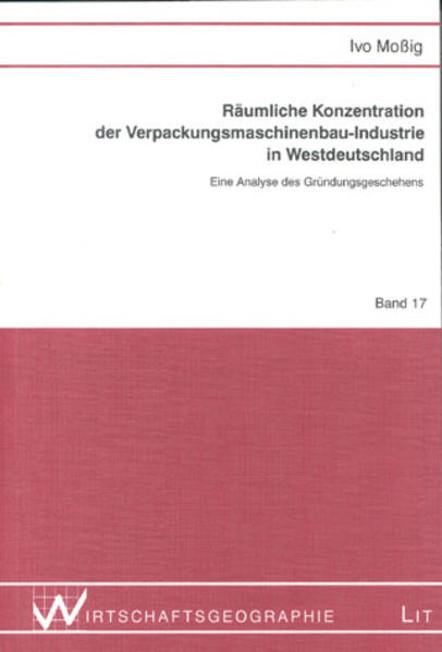 Räumliche Konzentration der Verpackungsmaschinenbau-Industrie in Westdeutschland