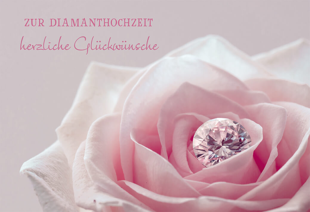 VPE 3 Zur diamantenen Hochzeit herzliche Glückwünsche