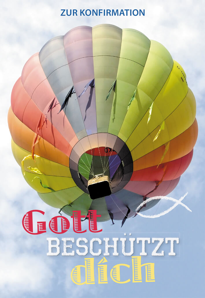 VPE 6 Gott beschützt dich. Ballon Konfirmation
