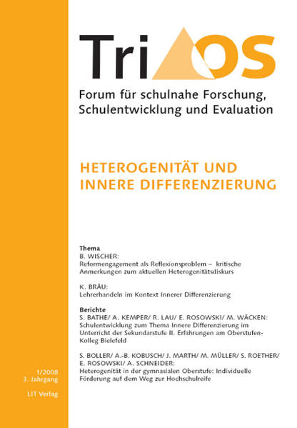 TriOS - Forum für schulnahe Forschung, Schulentwicklung und Evaluation / Heterogenität und Innere Differenzierung
