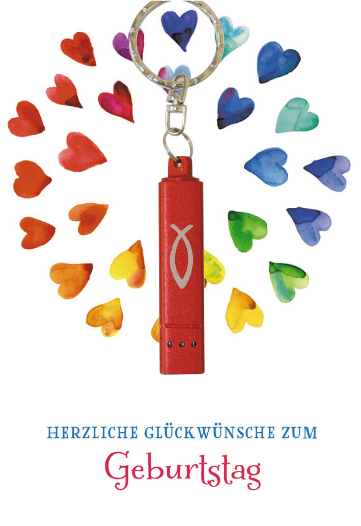 VPE 5 Herzliche Glückwünsche zum Geburtstag mit Taschenlampe