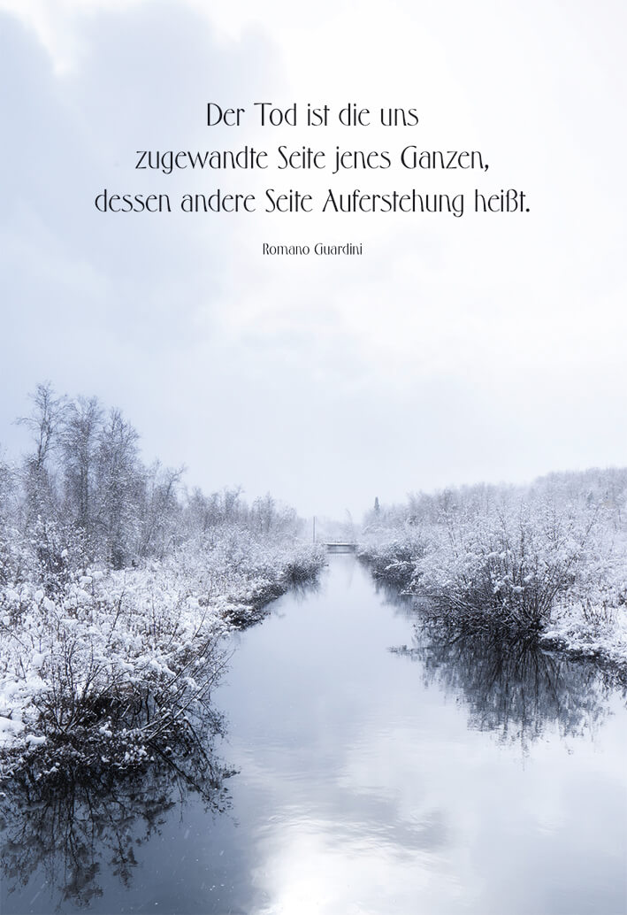 VPE 6 Trauer: Der Tod ist die uns zugewandte Seite jenes Ganzen, dessen ...
