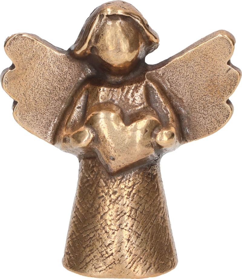 Bronze Figur Schön, dass es dich gibt